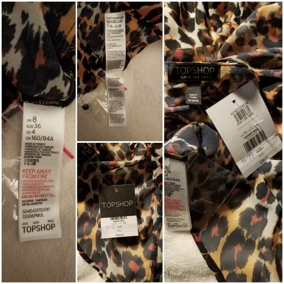 Topshop Leopard print blouse - Picture 6 of 7